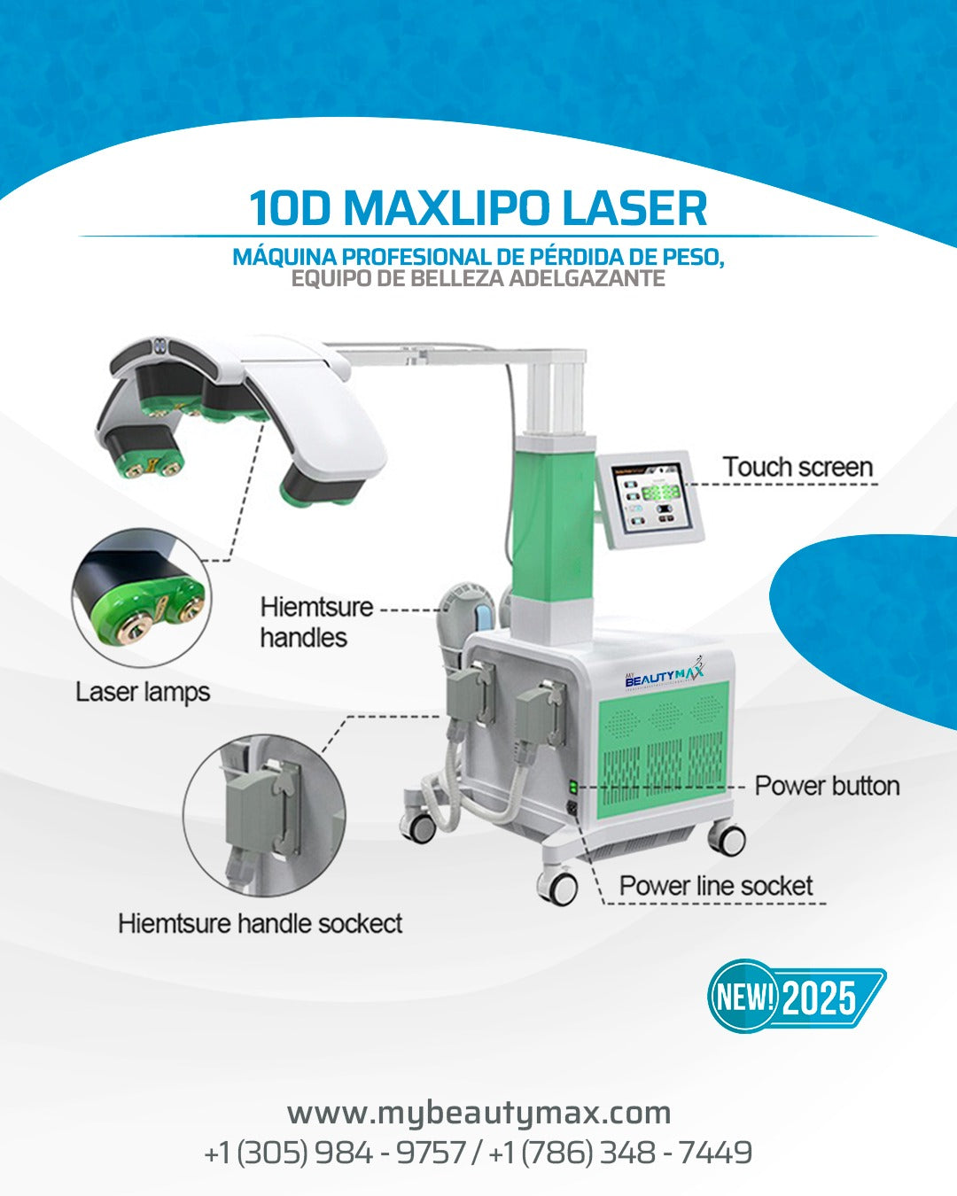 10D MAXLIPO LASER with EMS Technology