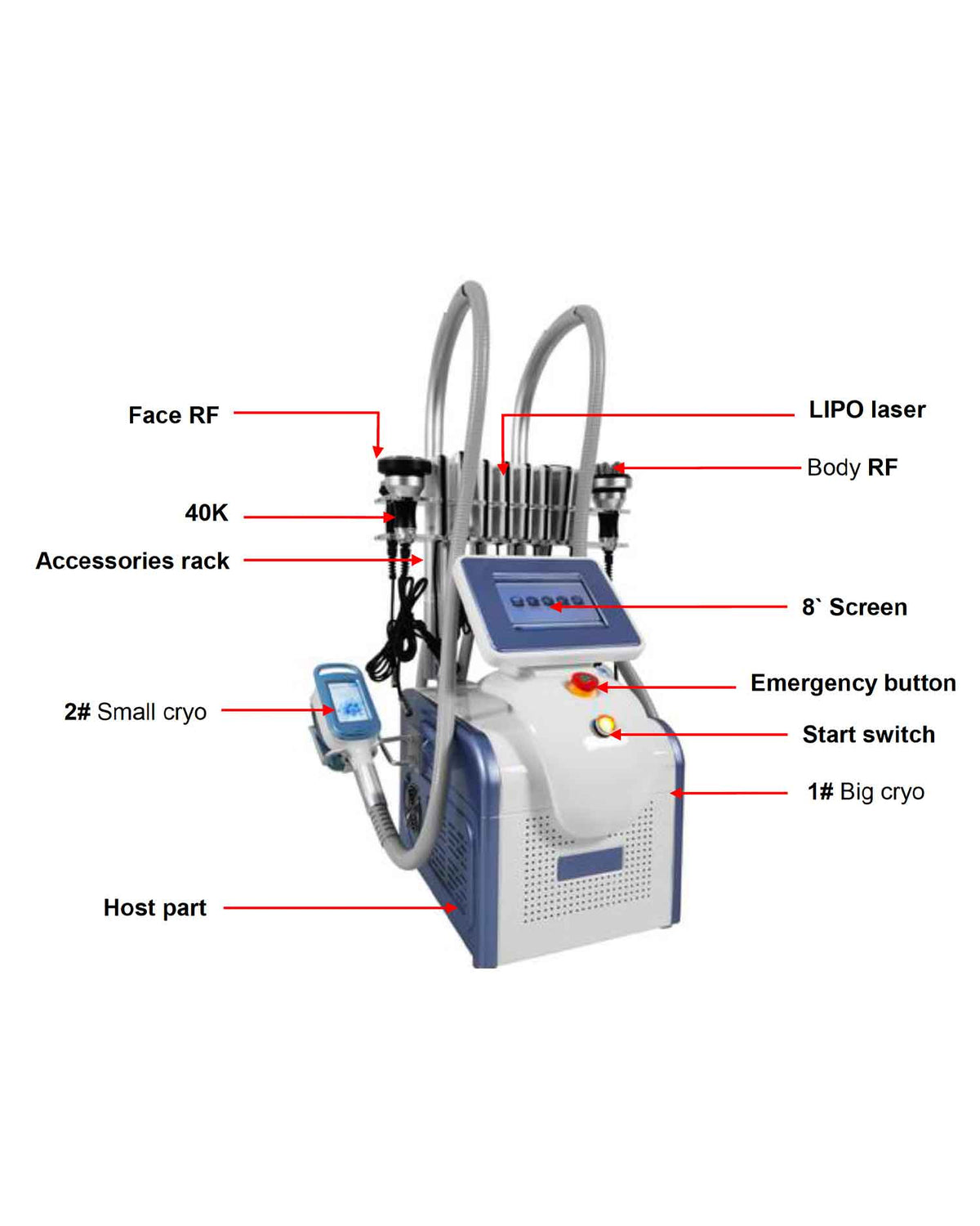 MBM Surround Fat Freezing Platform