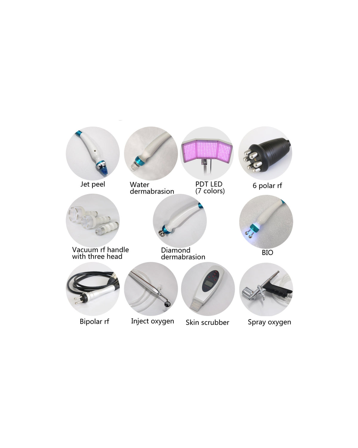 MBM Water Peel Facial Station, 11 Functions