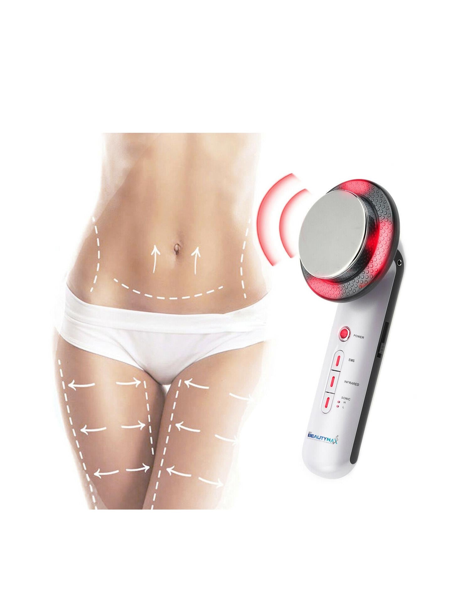Ultrasonic Heat Therapy Micro Current Massager Slimming